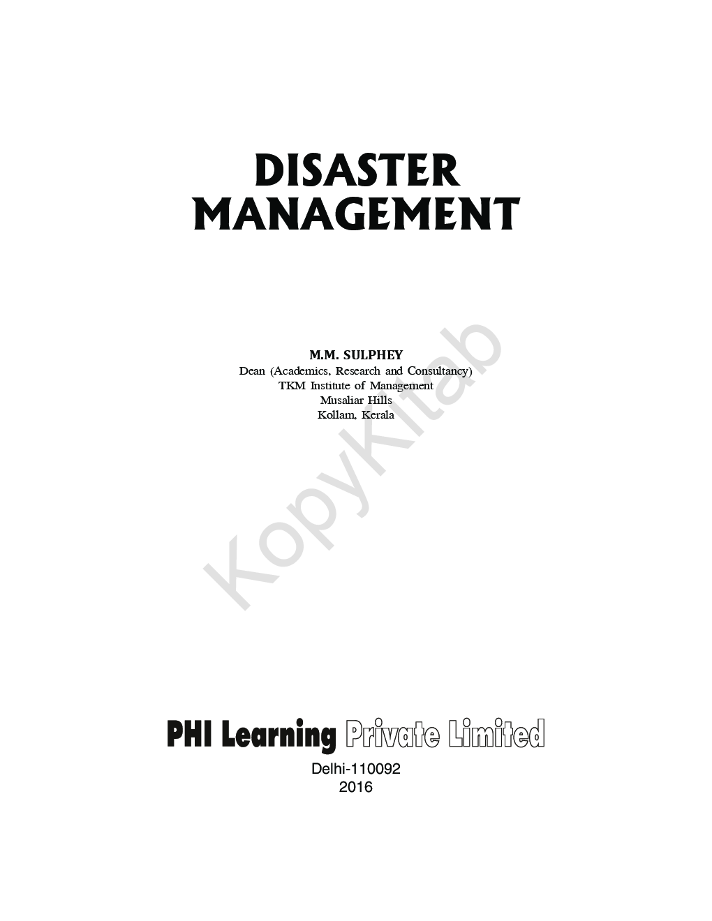Disaster Management - Page 2