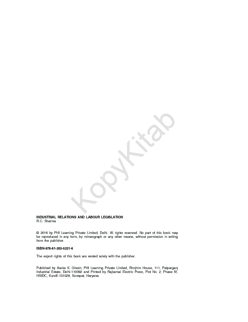 Industrial Relations And Labour Legislation - Page 3