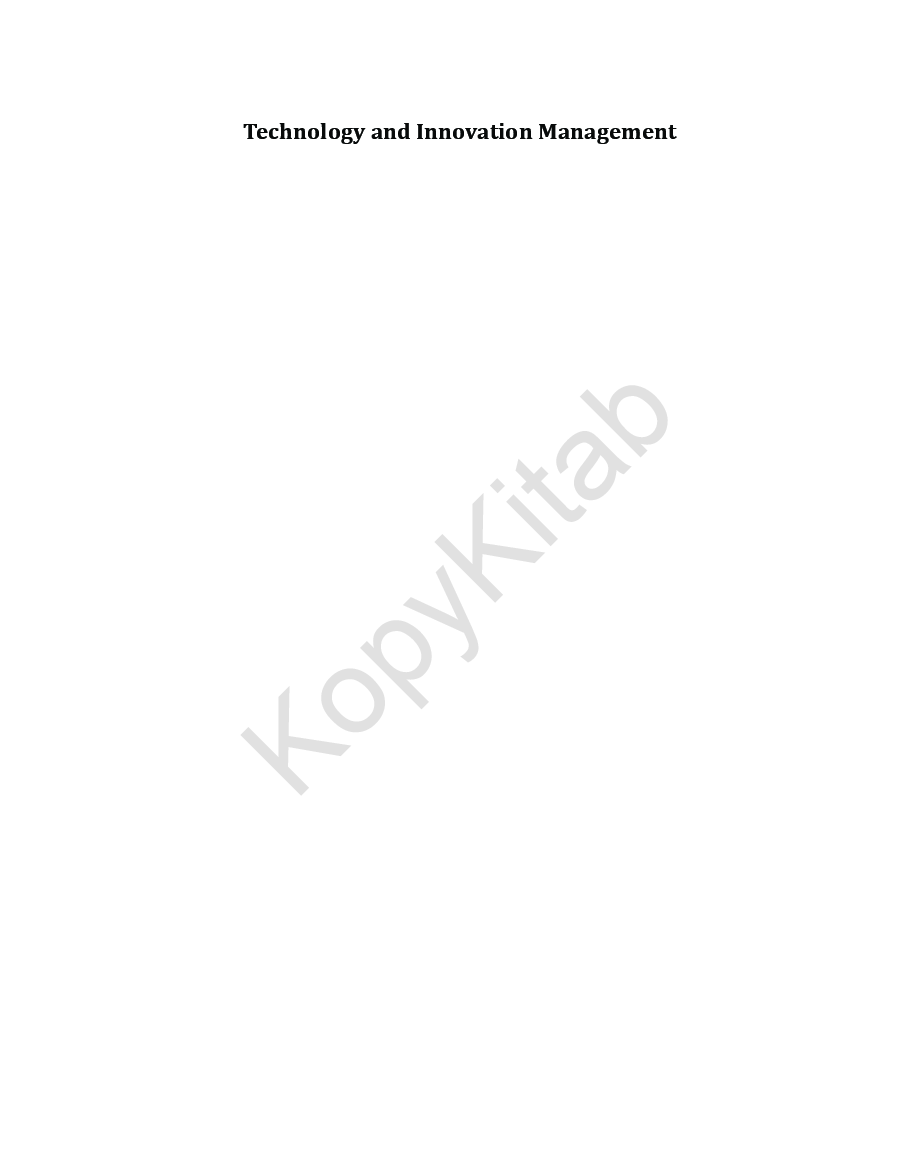 Technology And Innovation Management - Page 2