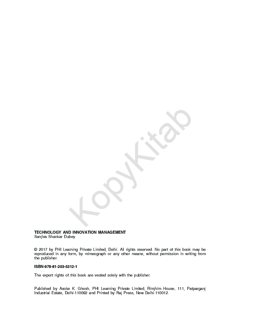 Technology And Innovation Management - Page 5