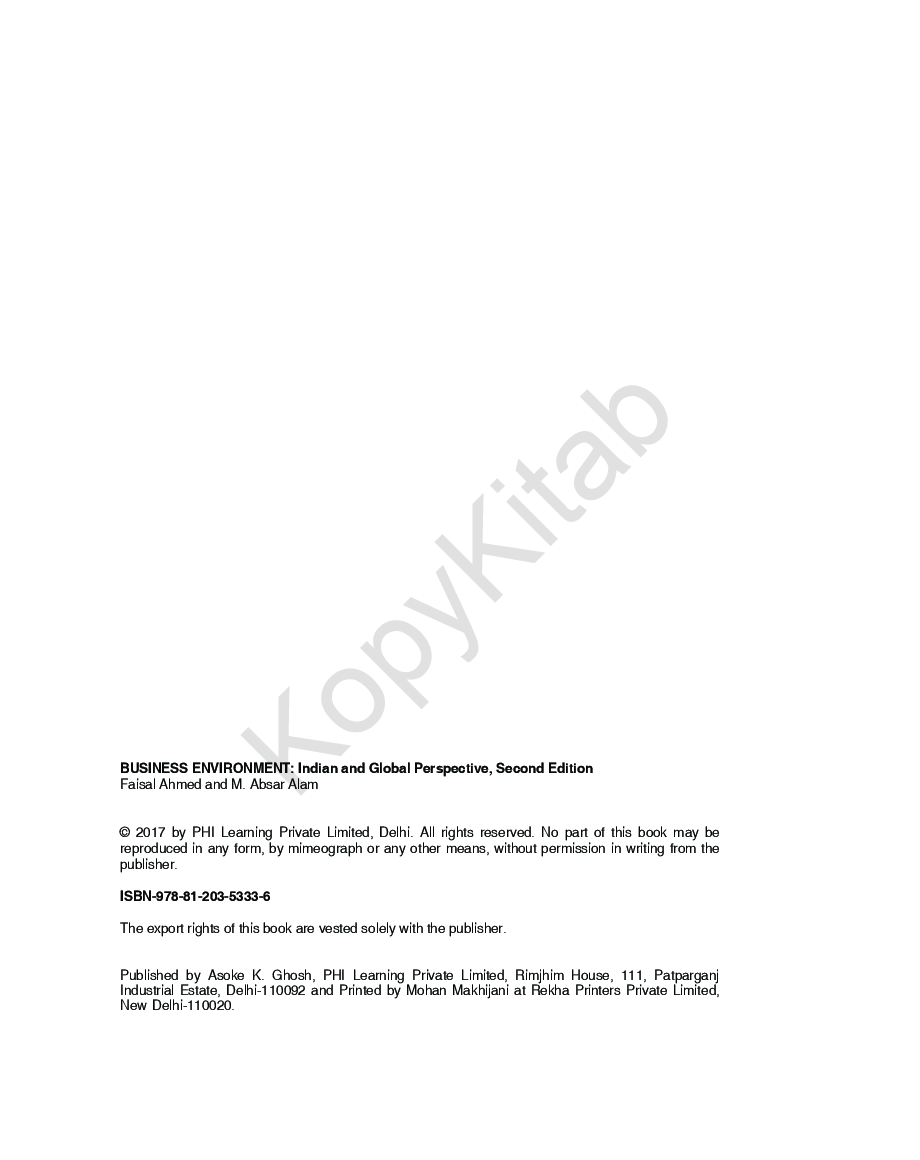 Business Environment: Indian And Global Perspective - Page 3