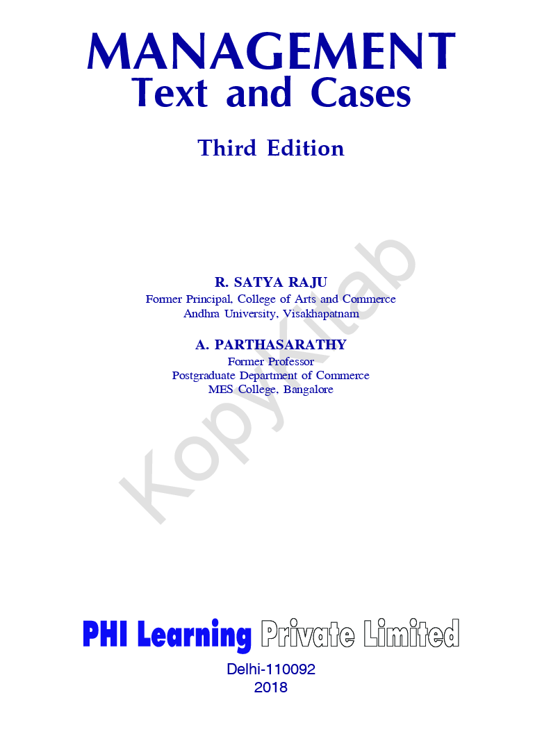 Management: Text And Cases - Page 2