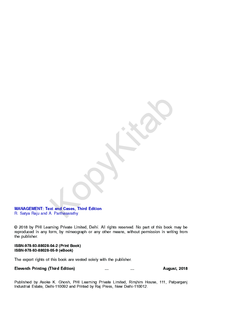 Management: Text And Cases - Page 3