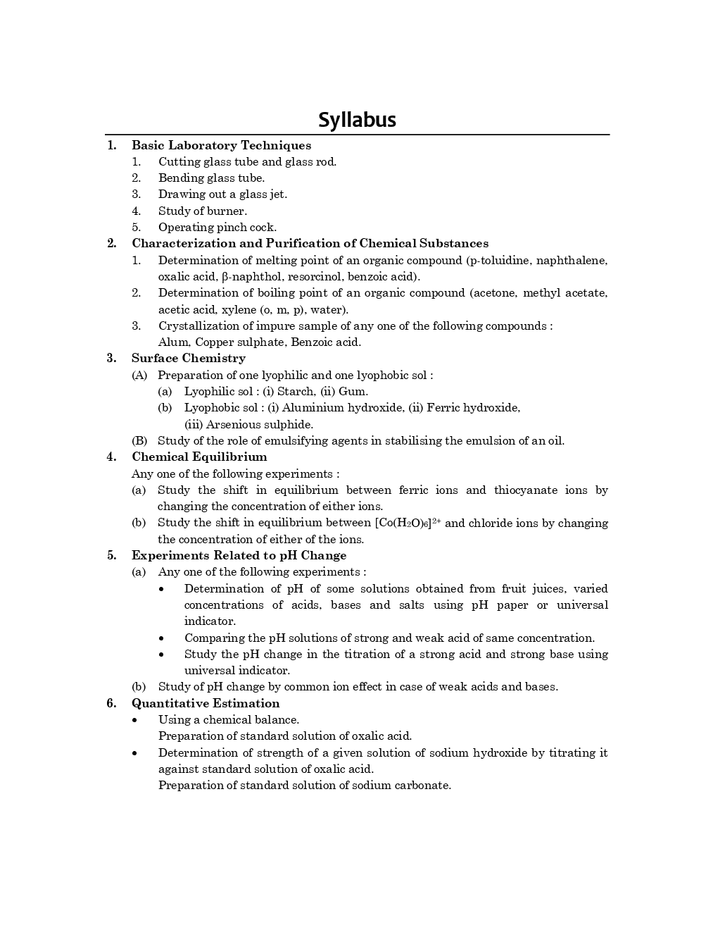 Practical Chemistry For Class XI - Page 5