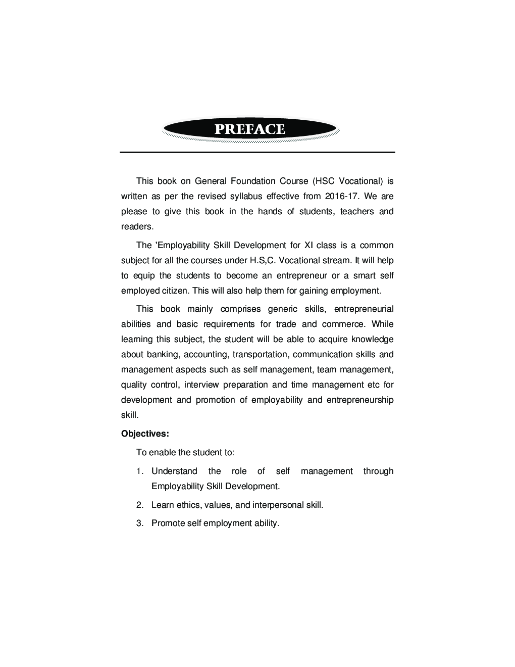 General Foundation Course Employability Skill Development Theory For Class XI (HSC Vocational) - Page 4
