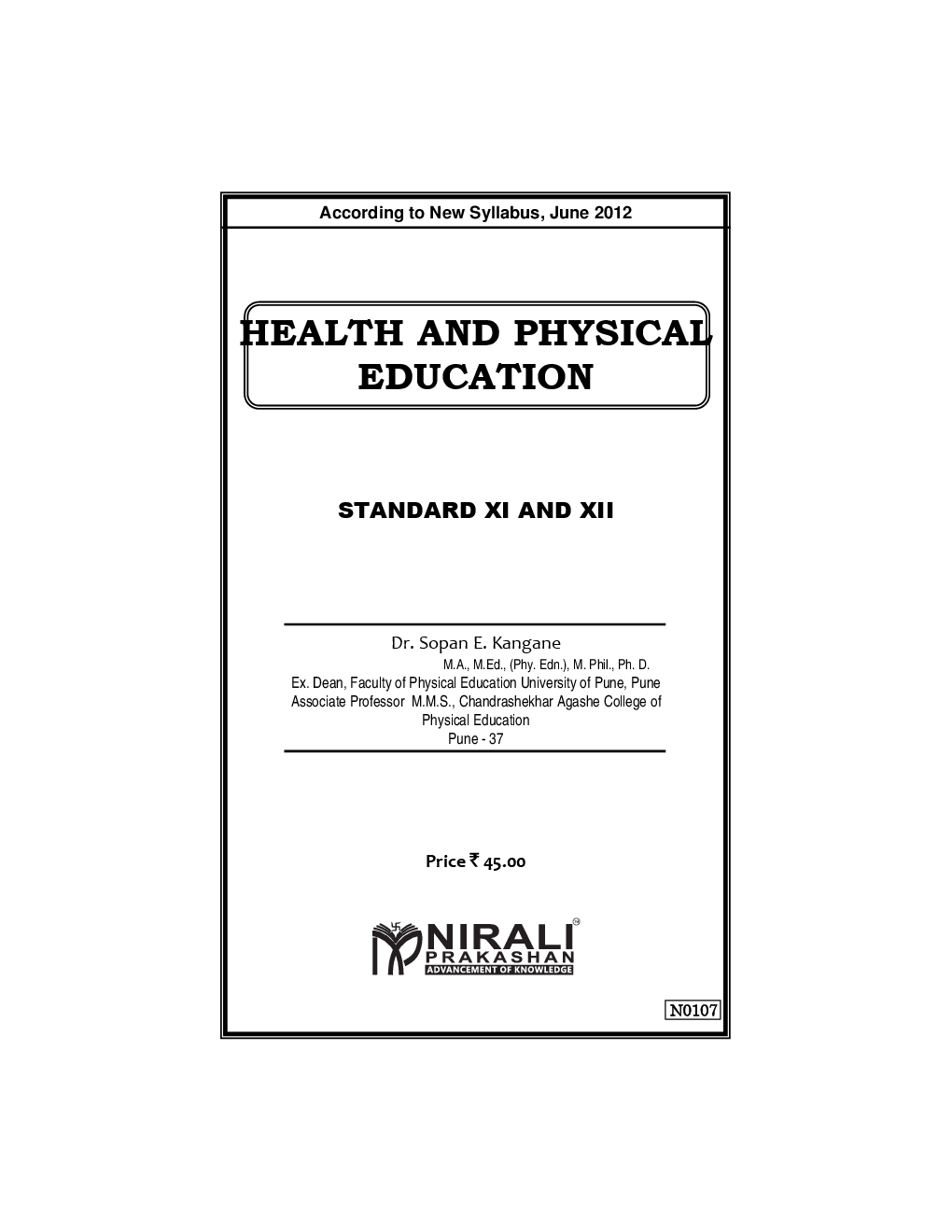 Health And Physical Education For Class XI & XII - Page 2