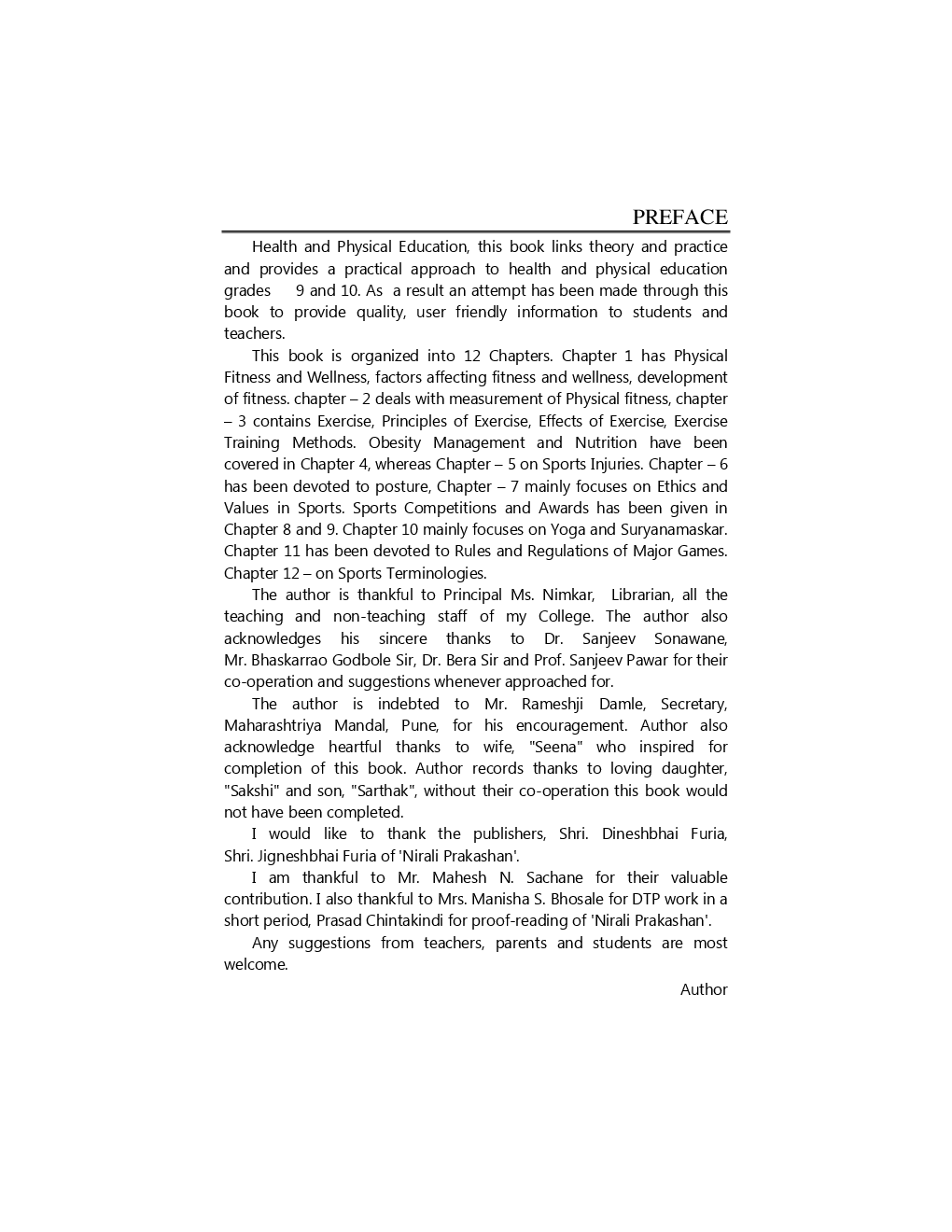 Health And Physical Education For Class IX & X - Page 5