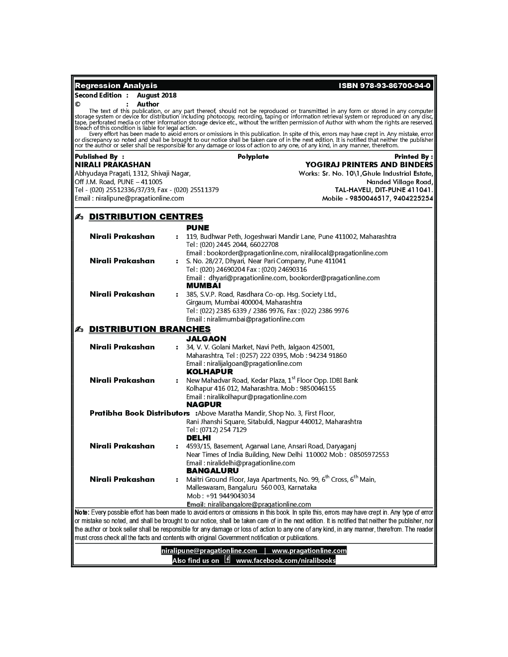 Regression Analysis - Page 3
