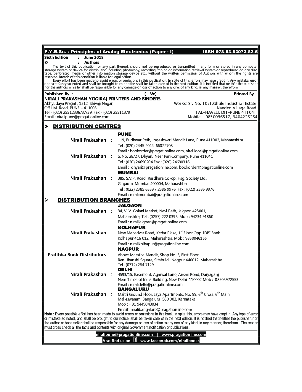 Principles Of Analog Electronics - Page 3