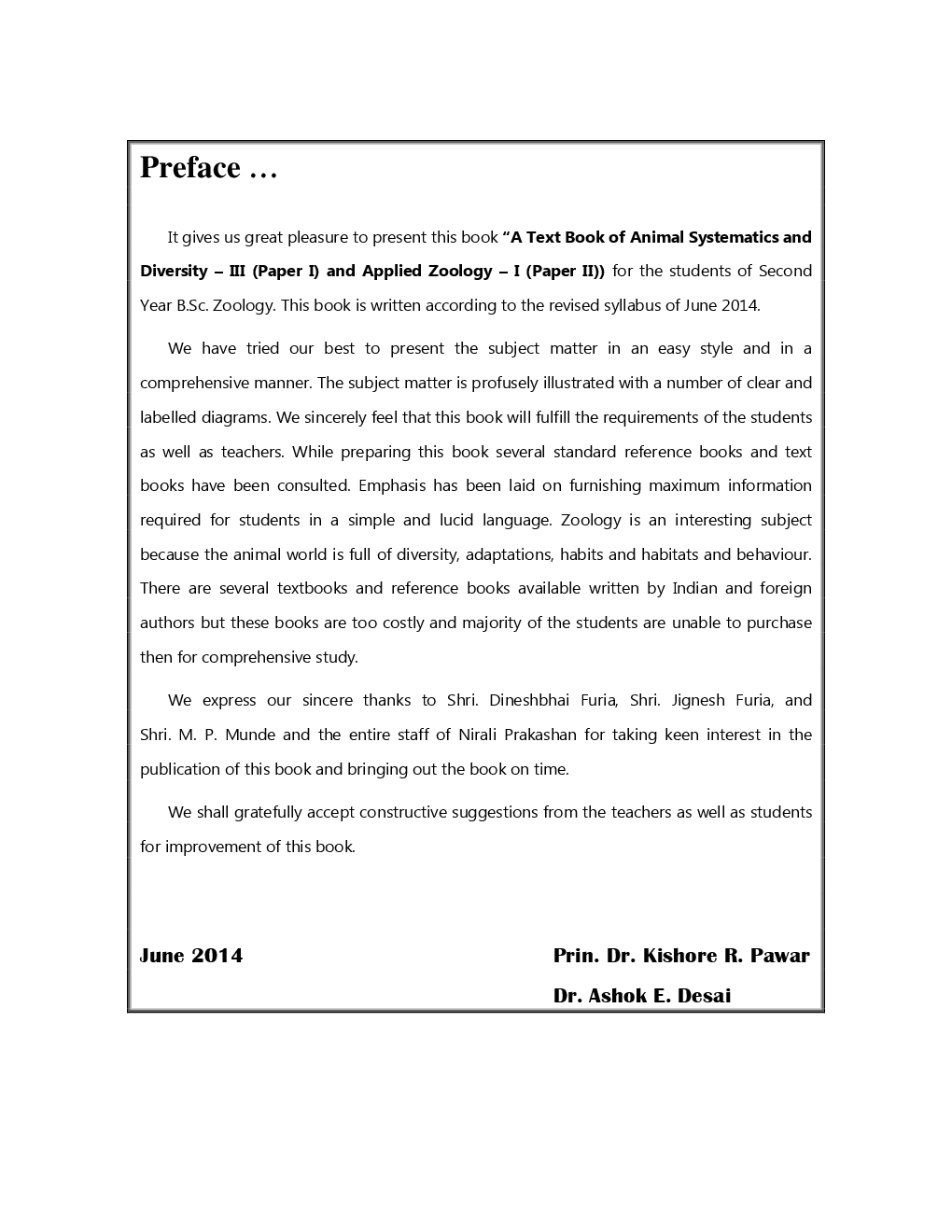 Animal Systematics And Diversity - III And Applied Zoology - I - Page 4