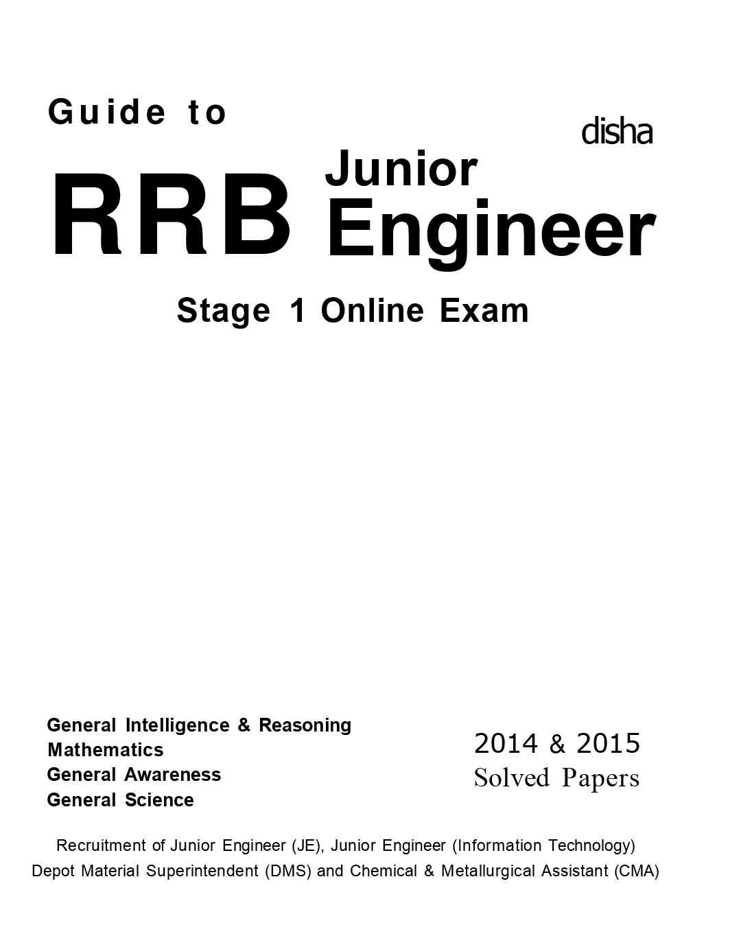 Guide To RRB Junior Engineer Stage I Online Exam - Page 1