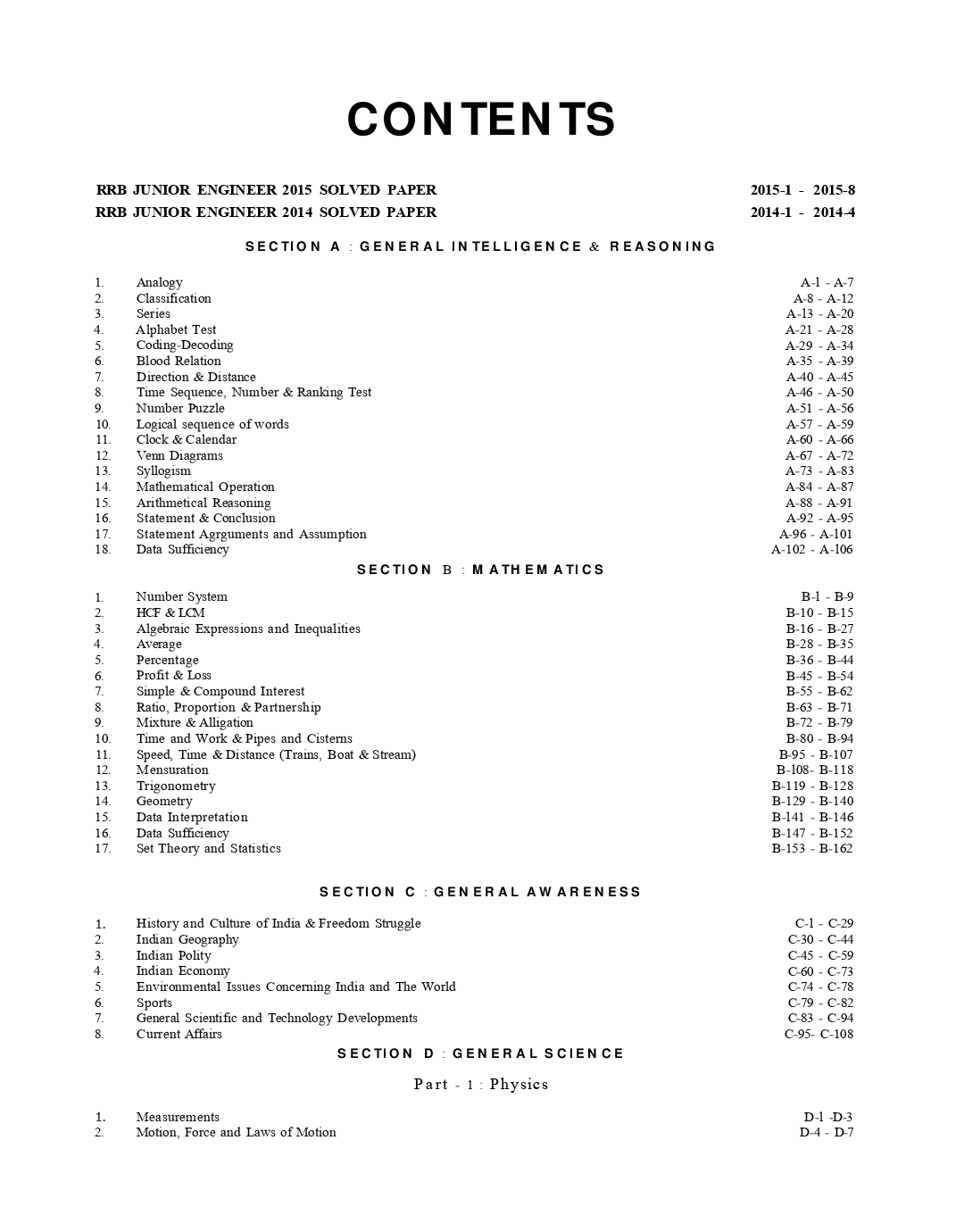 Guide To RRB Junior Engineer Stage I Online Exam - Page 4