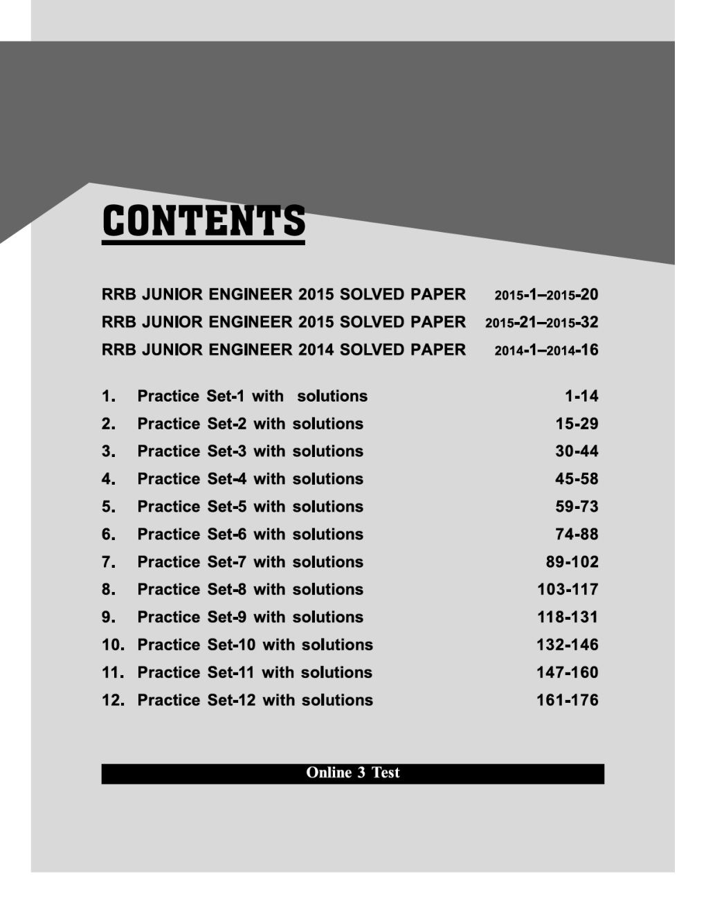 RRB Junior Engineer Stage I Exam (With 15 Practice Sets) - Page 4