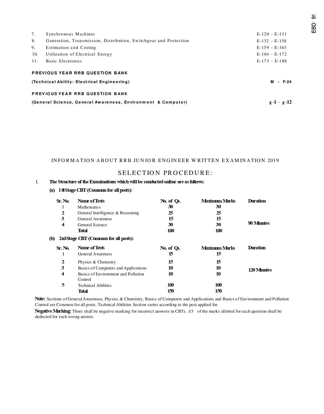 RRB Junior Engineer Electrical & Allied Engineering Stage II - Page 5