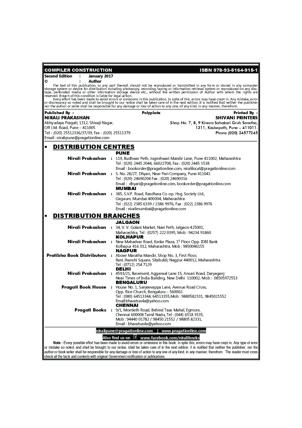 Compiler Construction - Page 3