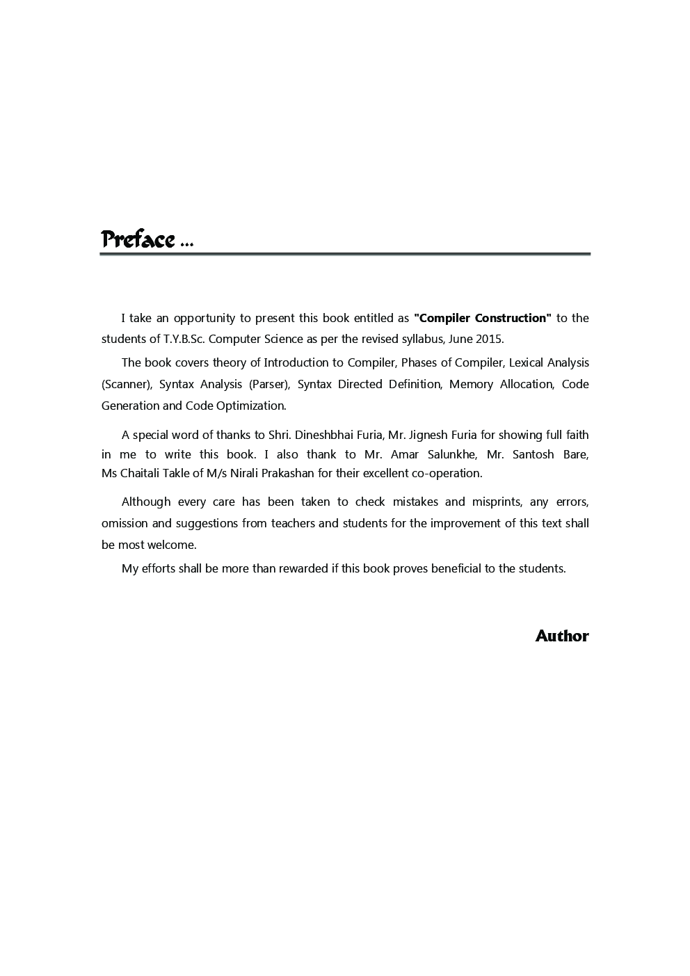 Compiler Construction - Page 4