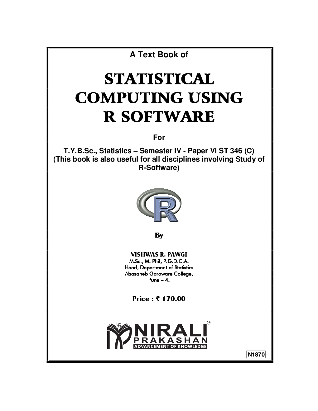 Statistical Computing Using R Software - Page 2