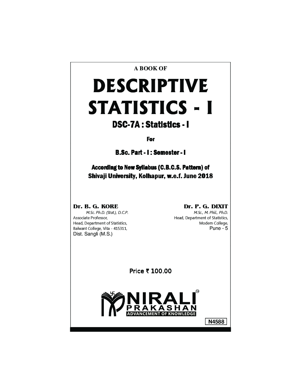 Descriptive Statistics - I - Page 2