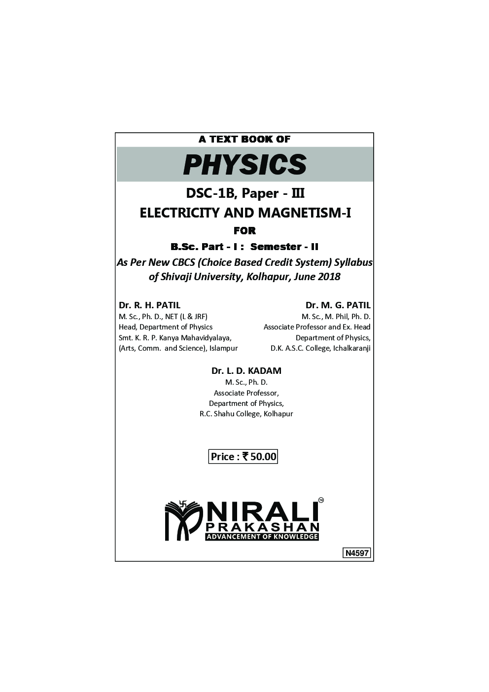Physics Electricity And Magnetism - I - Page 2