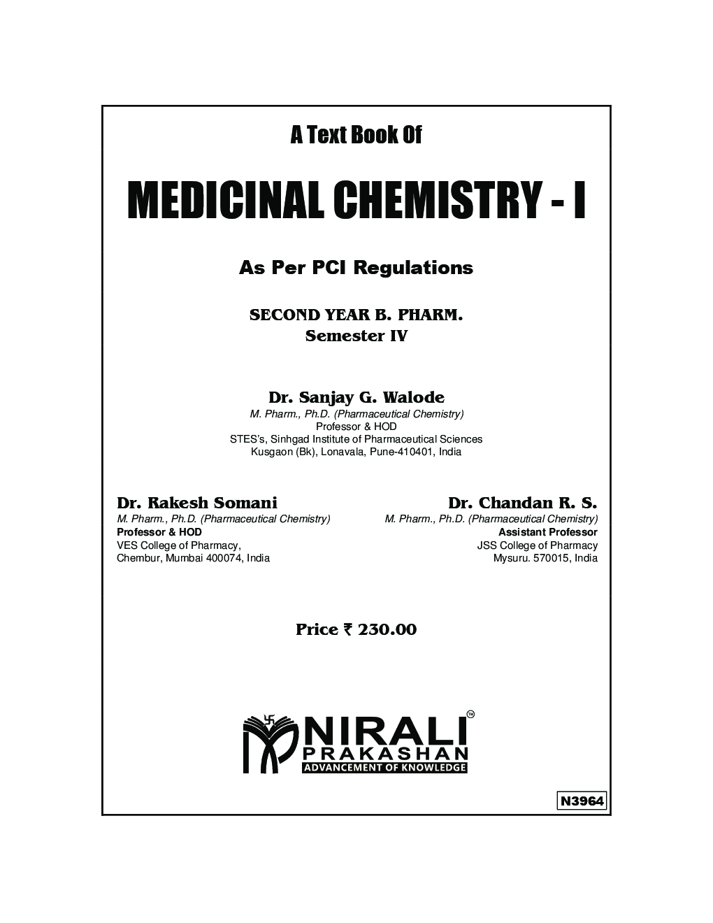 Medicinal Chemistry - I - Page 2