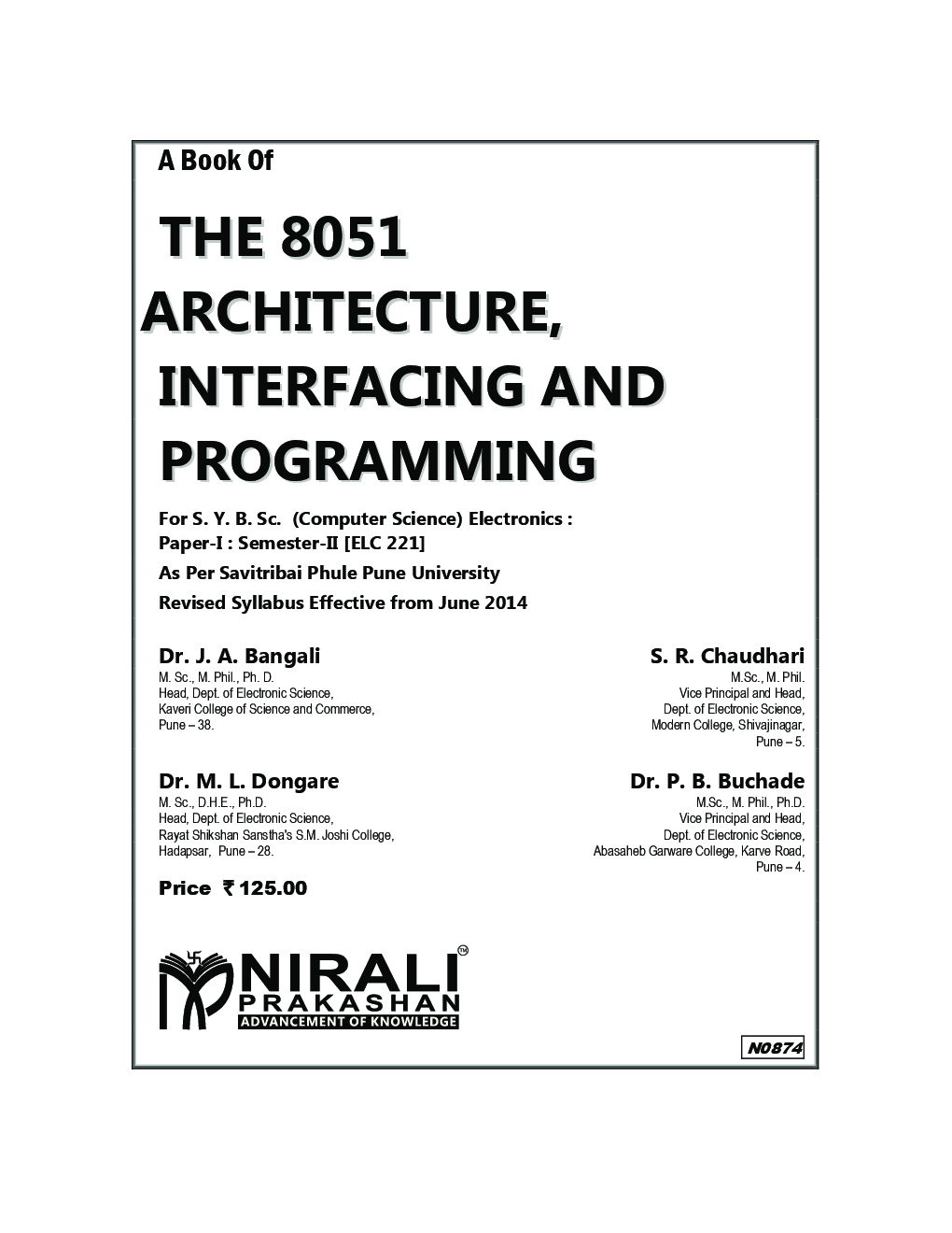 The 8051 Architecture, Interfacing And Programming - Page 2