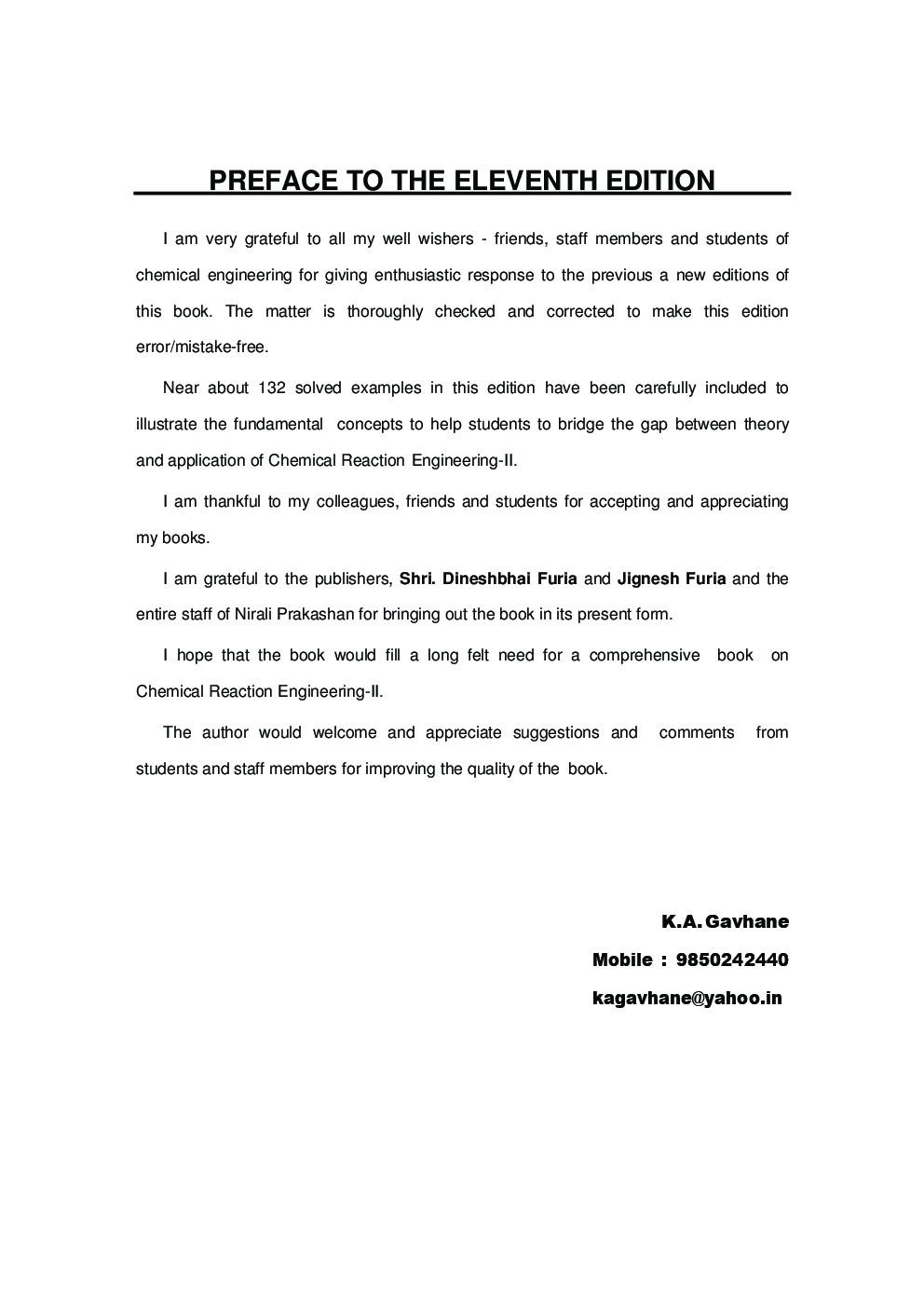 Chemical Reaction Engineering - II - Page 4