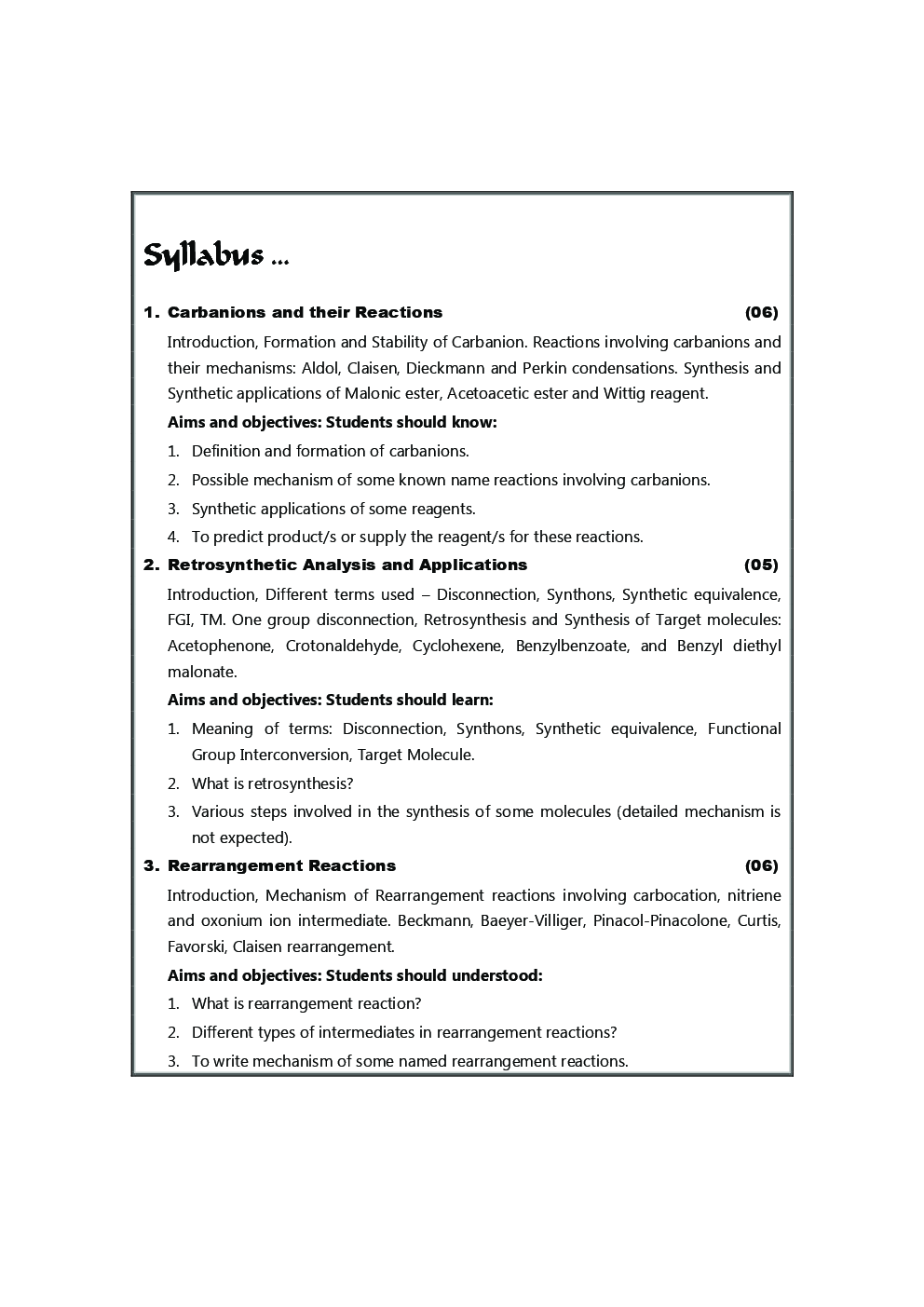 Organic Chemistry - Page 5