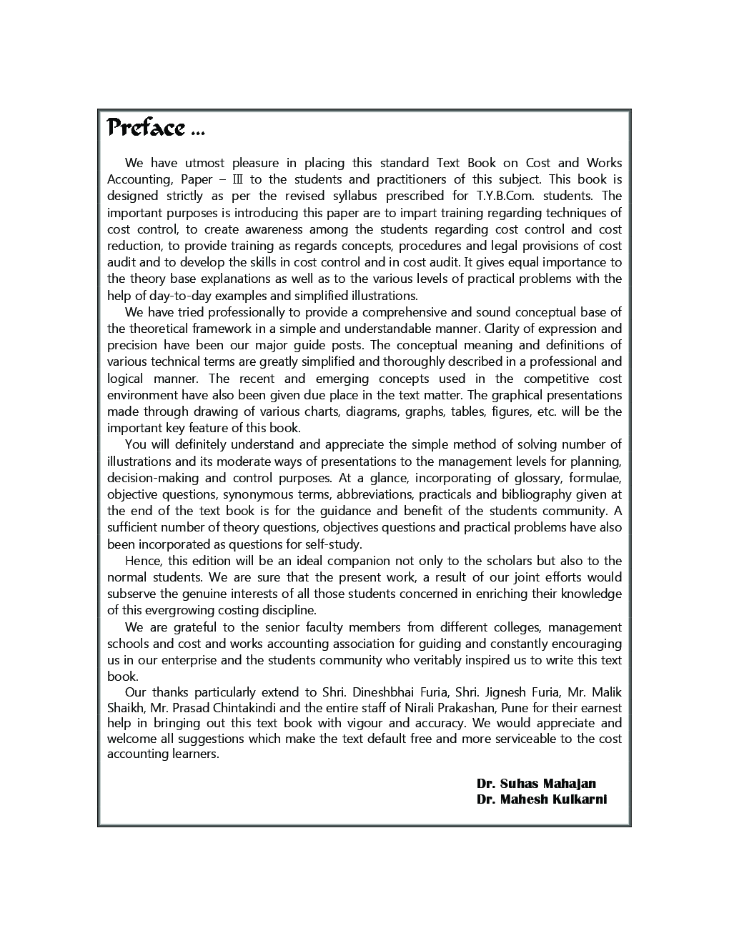Cost And Works Accounting (Costing Techniques And Cost Audit) (Paper - III) - Page 4
