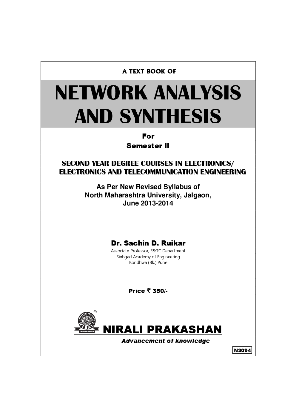 Network Analysis And Synthesis - Page 2