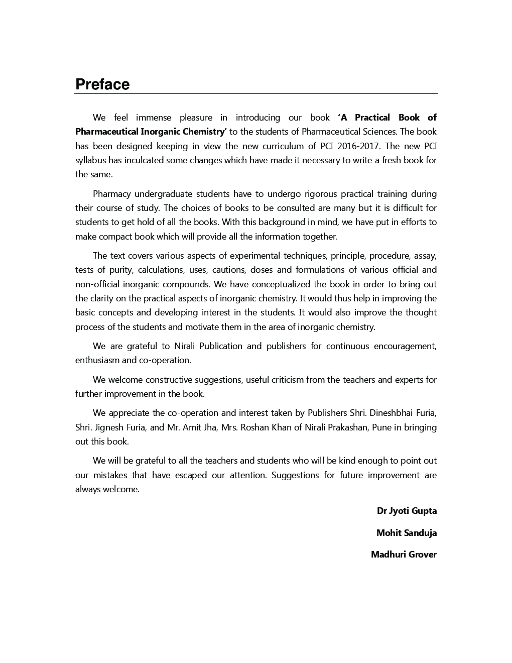 Pharmaceutical Inorganic Chemistry (Practical) - Page 4