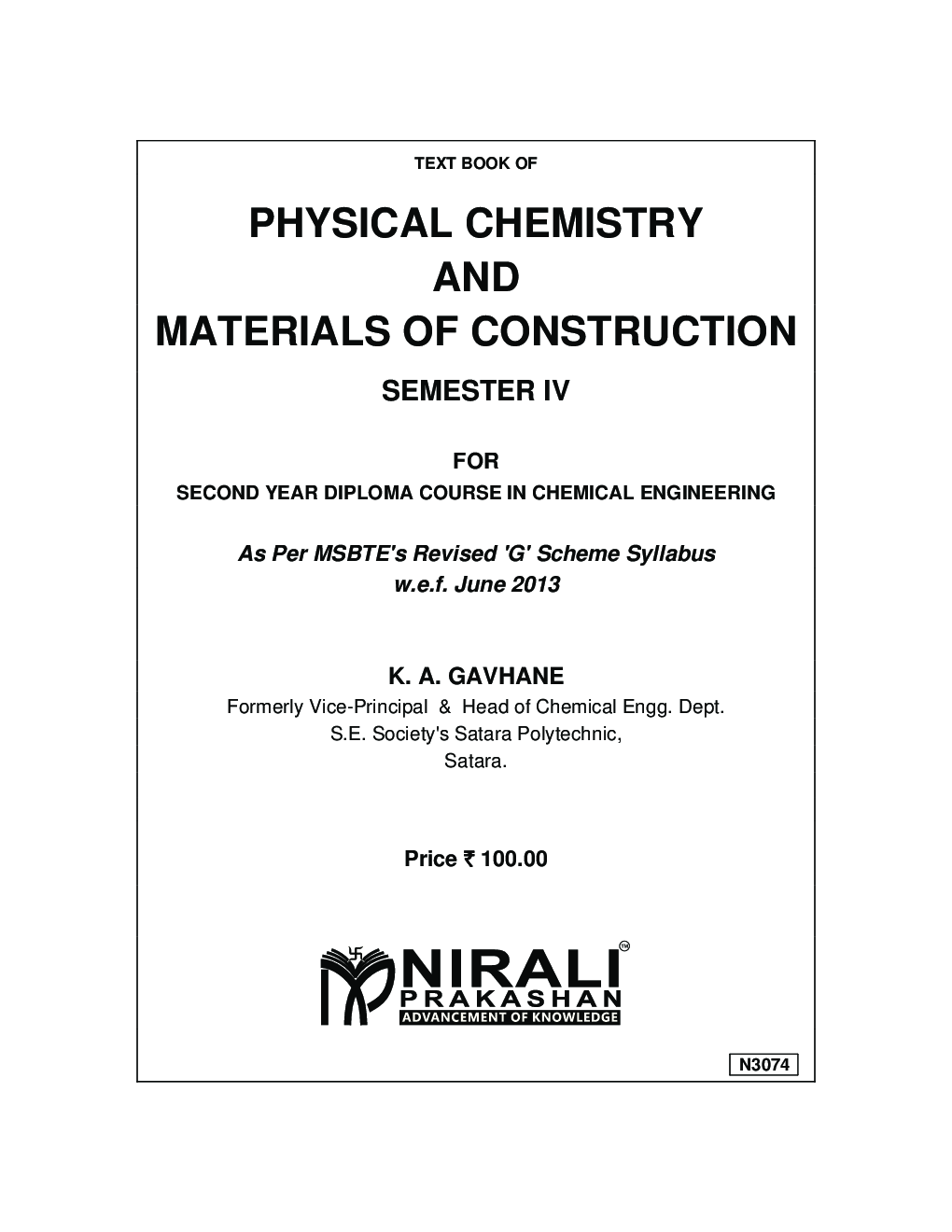 Physical Chemistry And Materials Of Construction - Page 2