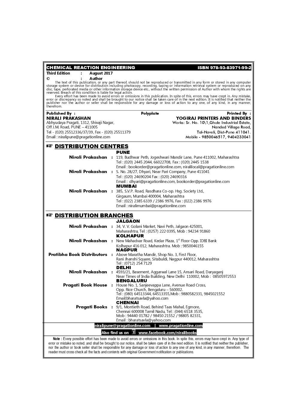Chemical Reaction Engineering - Page 3