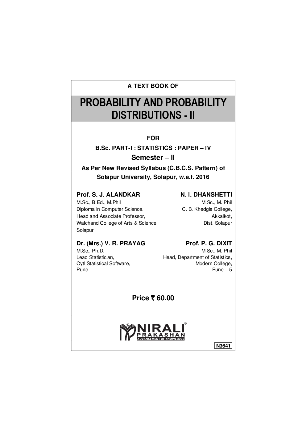 Probability And Probability Distributions - II - Page 2