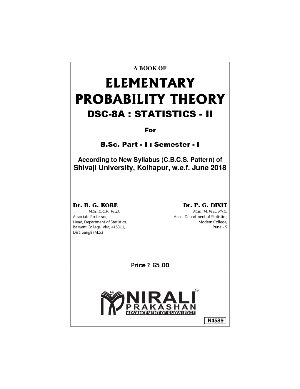 Elementary Probability Theory - Page 2