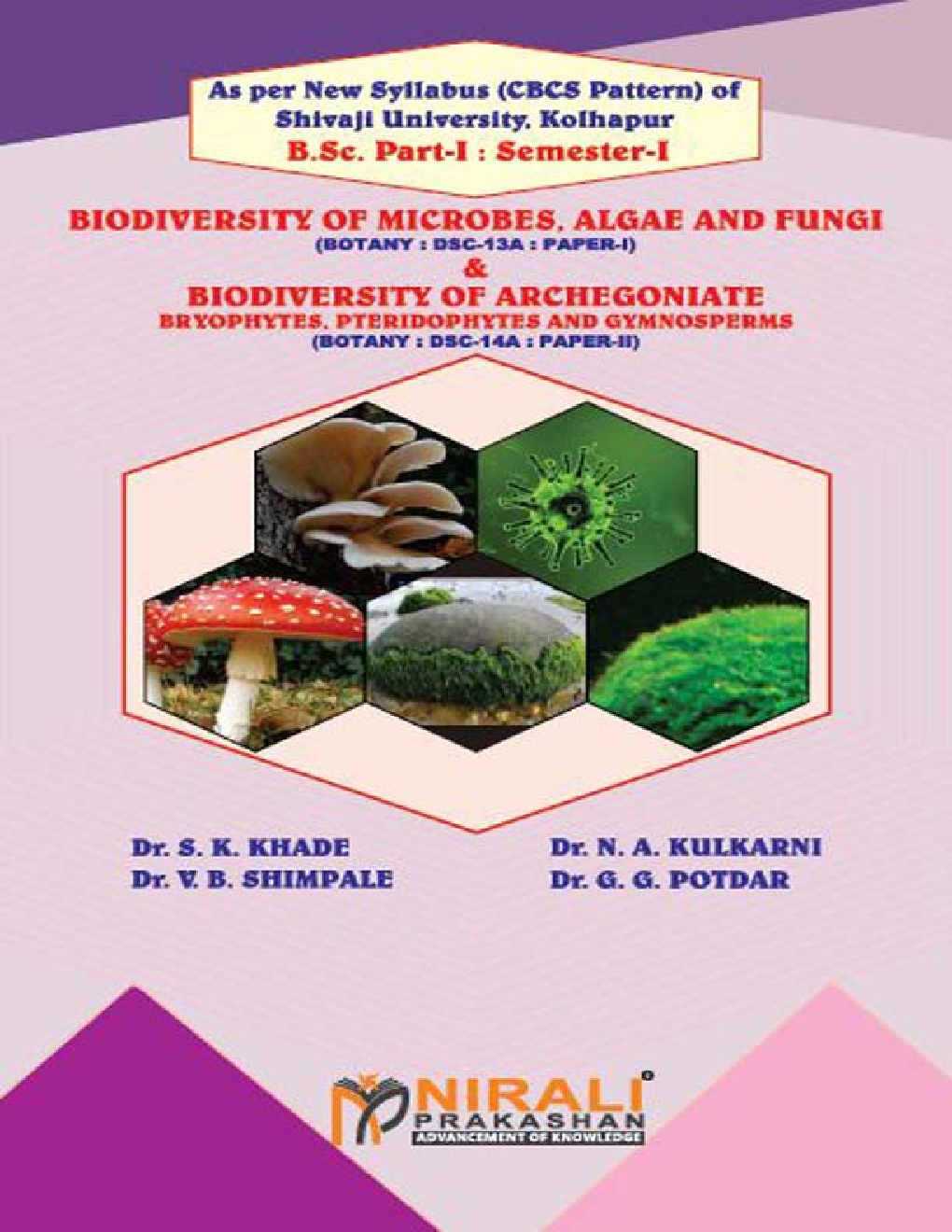 Biodiversity Of Microbes, Algae And Fungi (Paper-I) & Biodiversity Of Archegoniatebryophytes, Pteridophytes And Gymnosperms (Paper-II) - Page 1