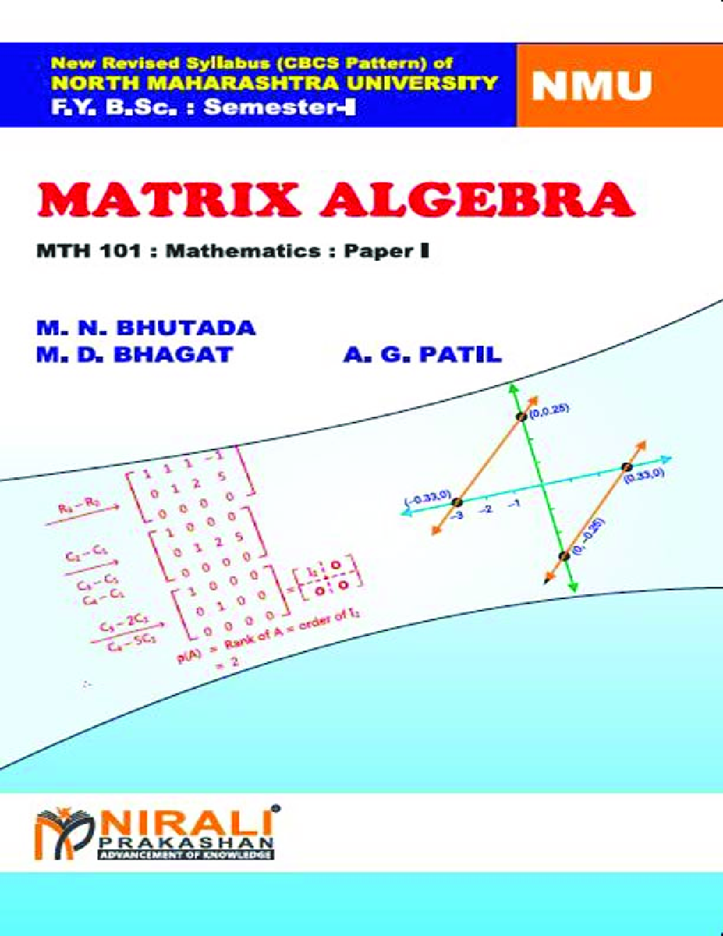 Matrix Algebra - Page 1