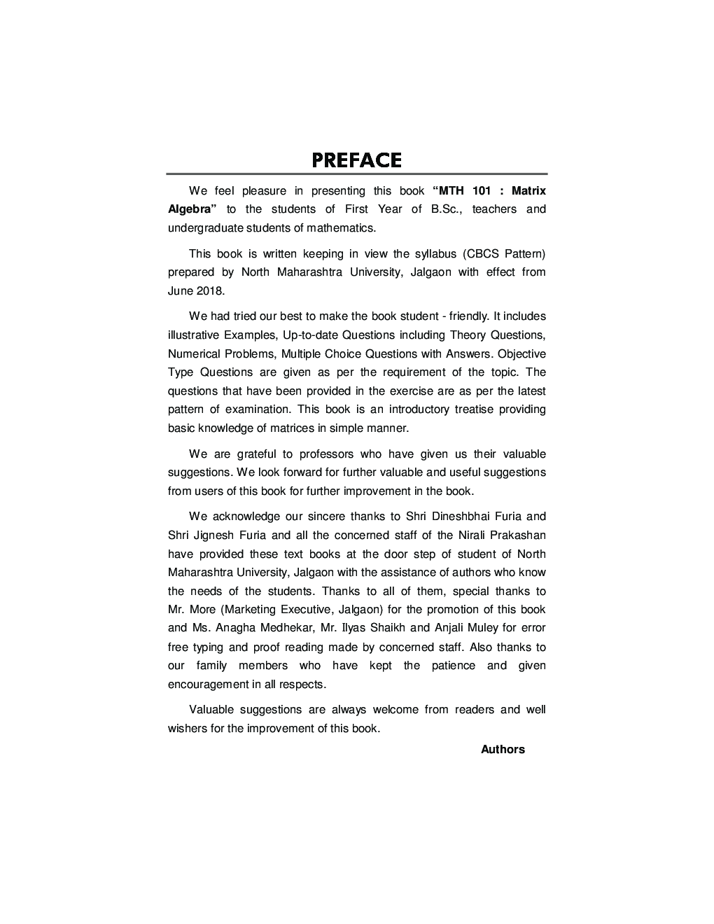 Matrix Algebra - Page 4