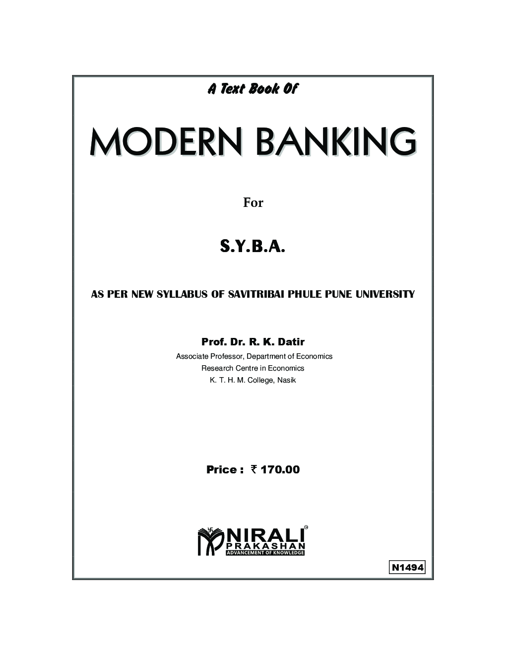 A Text Book Of Modern Banking - Page 2