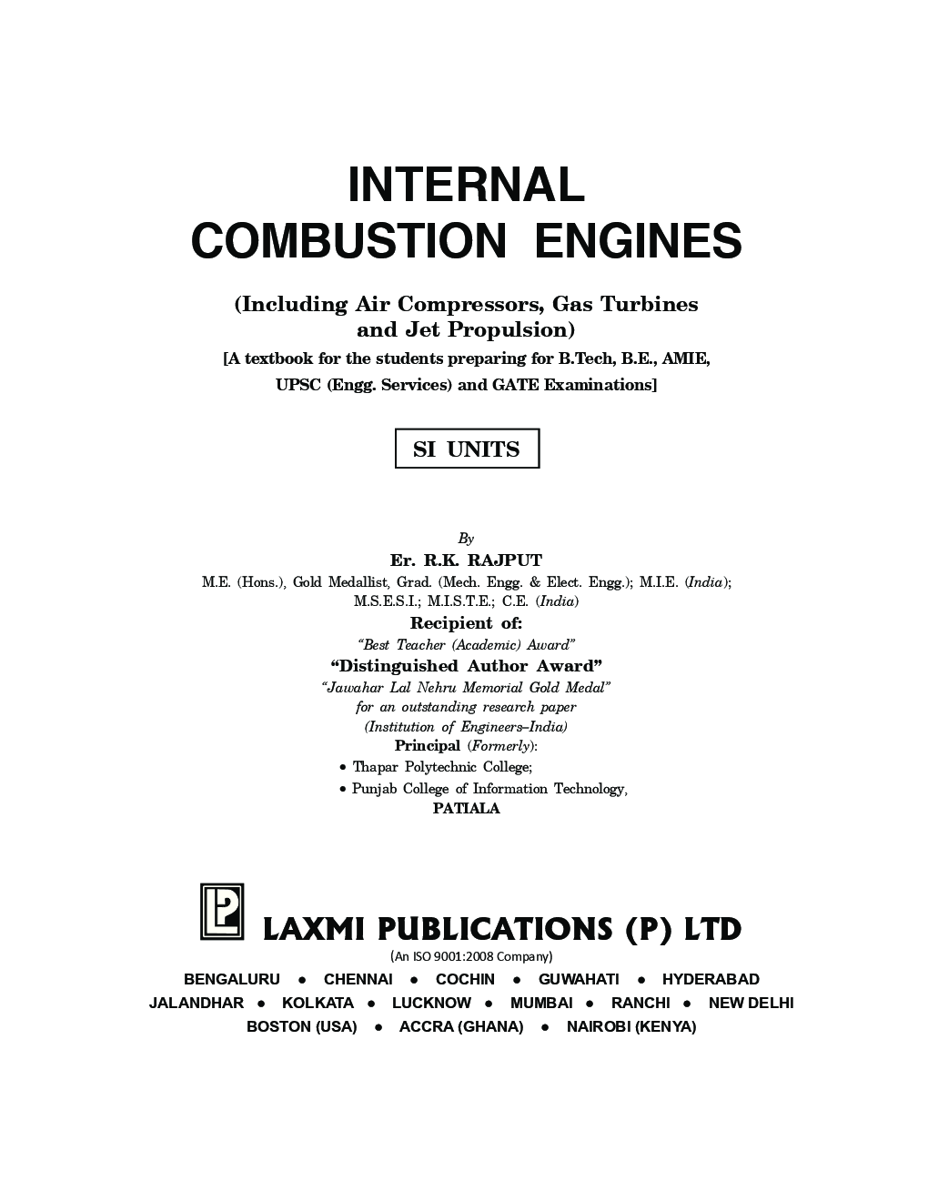 A Textbook Of Internal Combustion Engines - Page 5