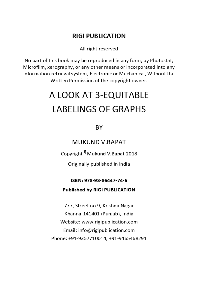 A Look At 3- Equitable Labelings Of Graphs - Page 3