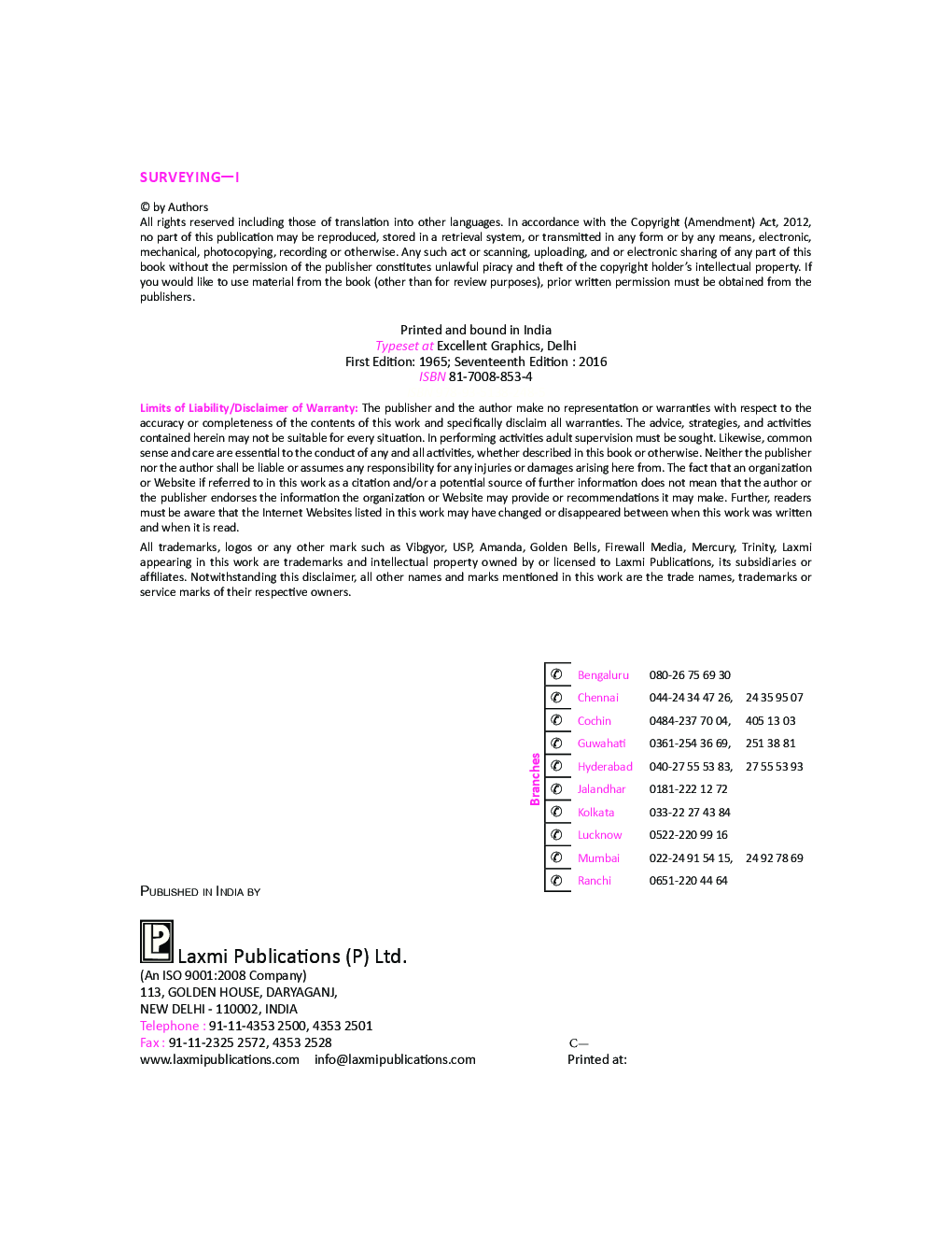 Surveying Vol. 1 - Page 5