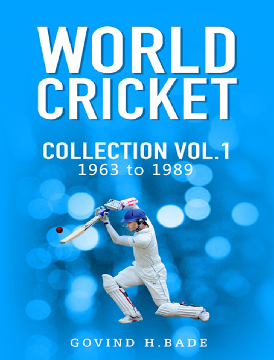 World Cricket Collection - Vol. -1 (1963 - 1995) - Page 1