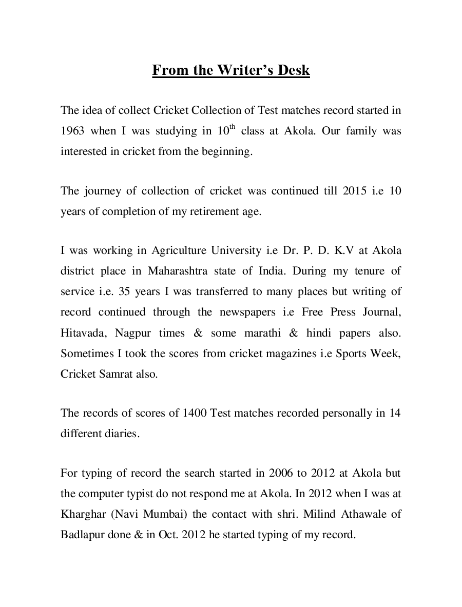 World Cricket Collection - Vol. -1 (1963 - 1995) - Page 4