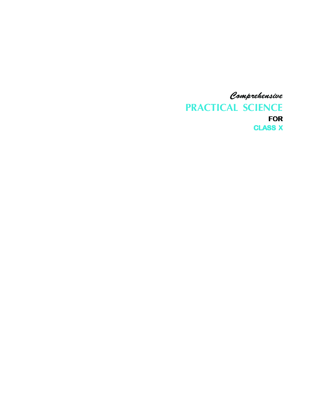 Comprehensive Practical Science For Class X (2018 Edition) - Page 3