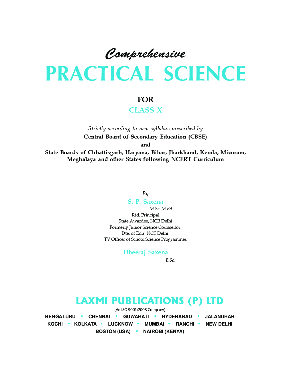 Comprehensive Practical Science For Class X (2018 Edition) - Page 5