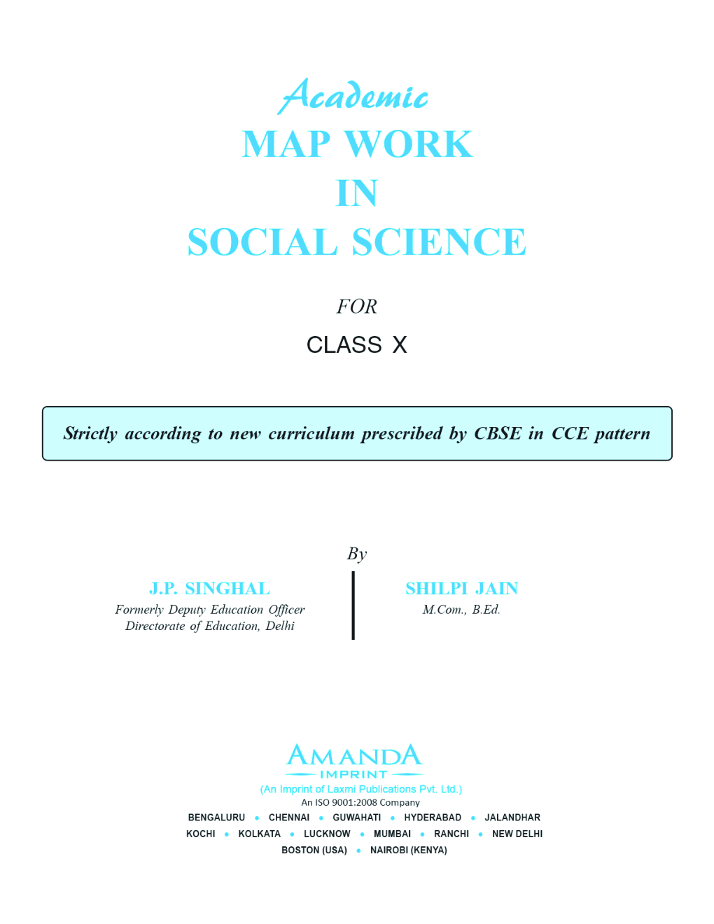 Download Academic Map Work In Social Science For Class X (2018 Edition