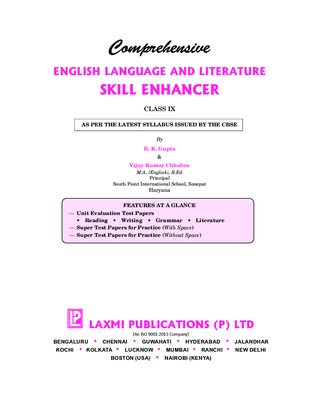 Comprehensive English Communicative Skill Enhancer For Class IX Term-I & II (2018 Edition) - Page 3