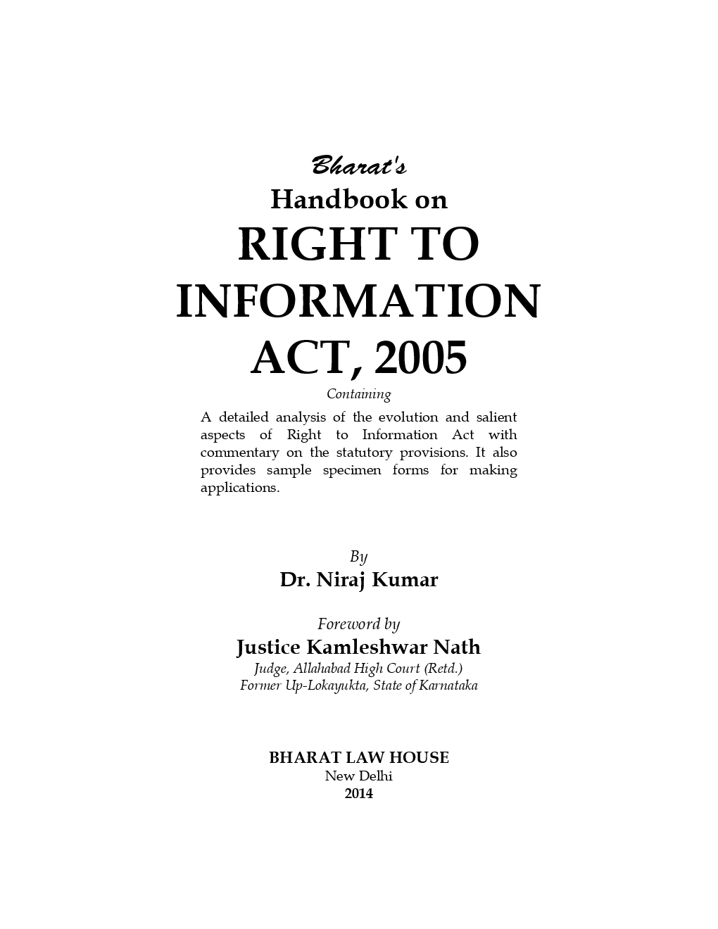Handbook On Right To Information Act, 2005  - Page 4