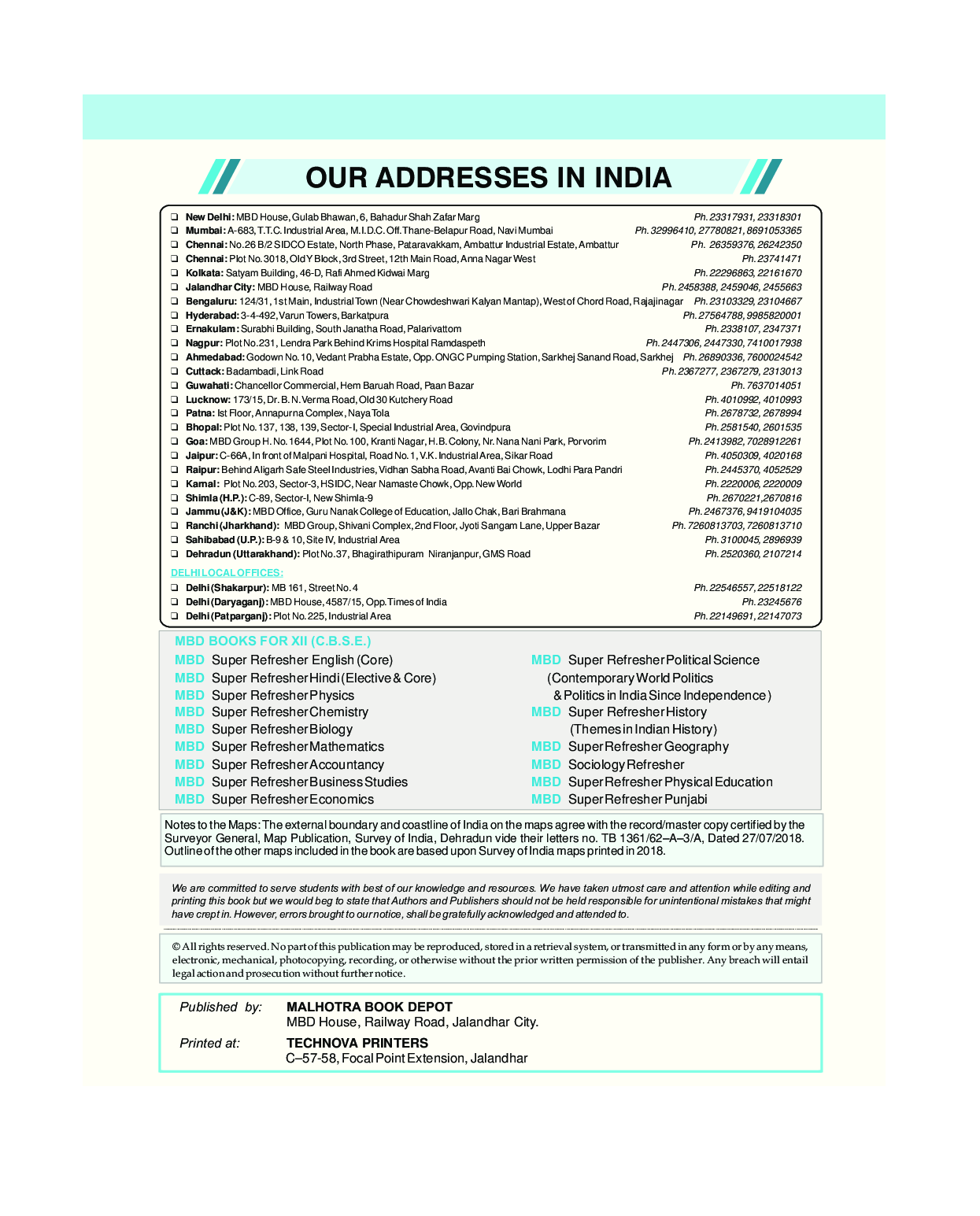 MBD Super Refresher इतिहास For Class - XII - Page 3