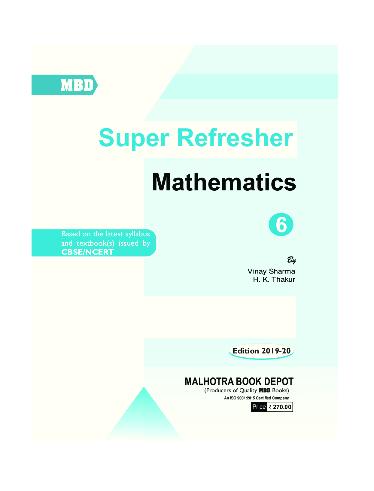 MBD Super Refresher Mathematics For Class - VI - Page 3